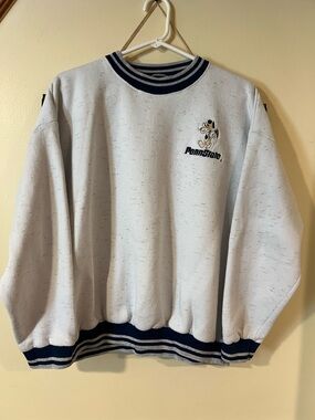 Vintage Penn State Nittany Lions Nittany Lion Mascot Ringer Sweatshirt Woman XL